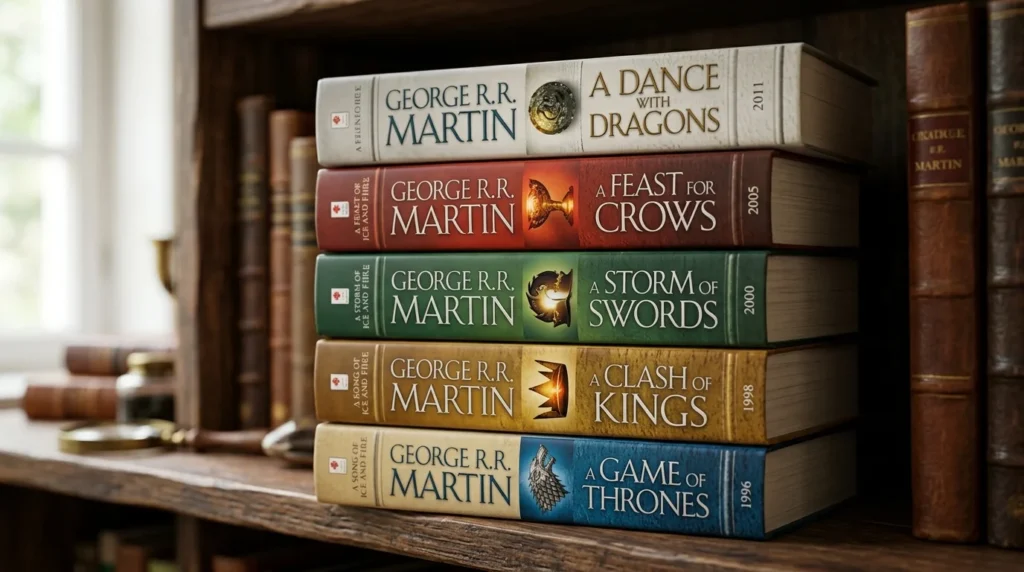 game of thrones books in order publication sequence